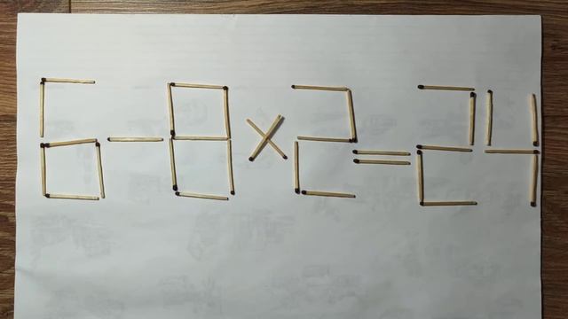 Головоломки на перекладывание спичек. Начальный уровень. На каждую задачу по 10 секунд смотреть онлайн