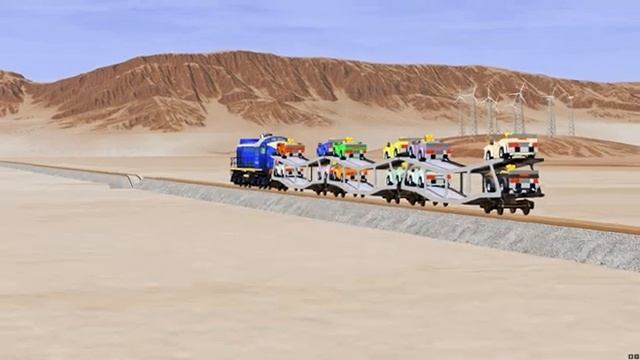 Trains vs Gaint Pothole - Beamng Drive смотреть онлайн