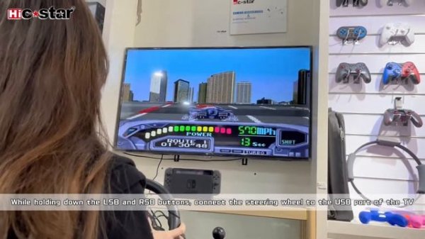 Qeome NS-9877 Multi-platform Game Steering Wheel Instructions