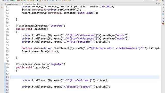 How to create Dependency Between Test Cases in Selenium WebDriver смотреть онлайн