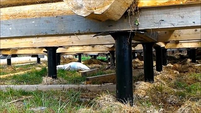 Фундамент под сруб из бревна и бруса для дома и бани. Свайные фундаменты для домов из бревна и брус смотреть онлайн
