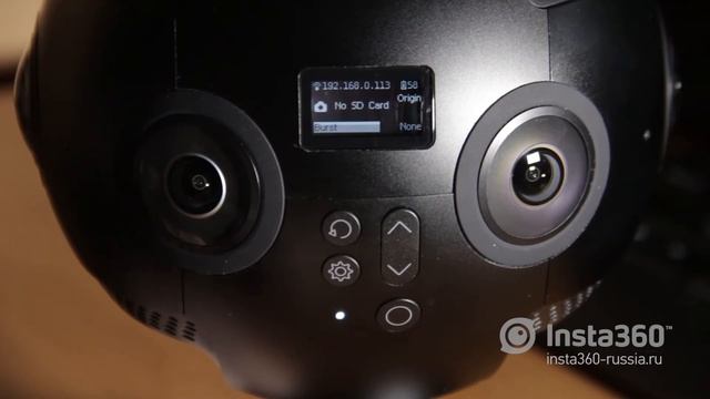 Insta360 Pro - видеоинструкция. Часть 3 - Аппаратное управление камерой