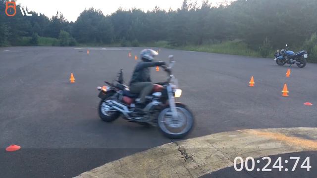 #Gymkhana GP 2020 Stage1 Леонов Фёдор | Yamaha XV535virago | 51.53 heat 2 смотреть онлайн