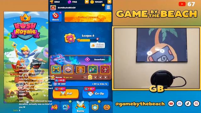 LIVE STREAM RUSH for GLORY and CLAN CHAT смотреть онлайн