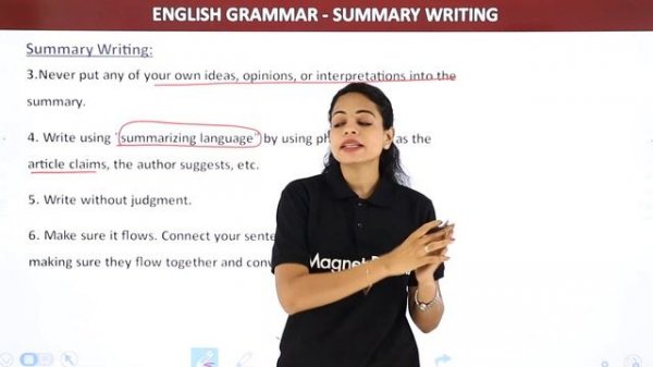 Summary Writing | Format of Summary Writing | Summary Writing Examples | Class 5 - 8 English Gramma