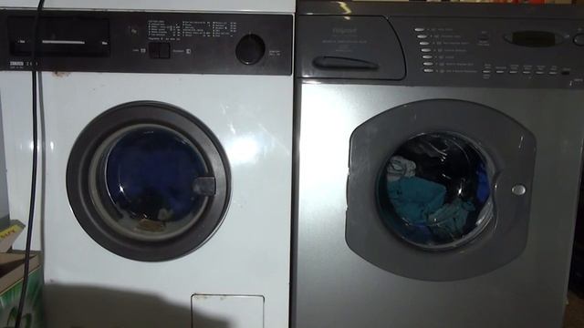 Wash Race No.160 : Zanussi Wash Craft Vs Hotpoint Ultima - Cotton 60'c