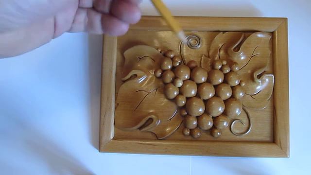 Резьба по дереву, виноград смотреть онлайн