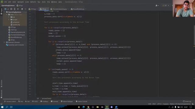 CPU Scheduling using python смотреть онлайн