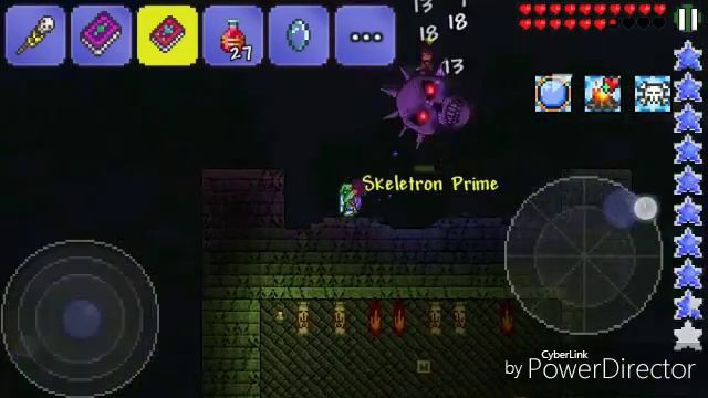 Terraria android/iOS 1.2.4 warrior/mana playthrough Ep. 3: Skeletron Prime смотреть онлайн