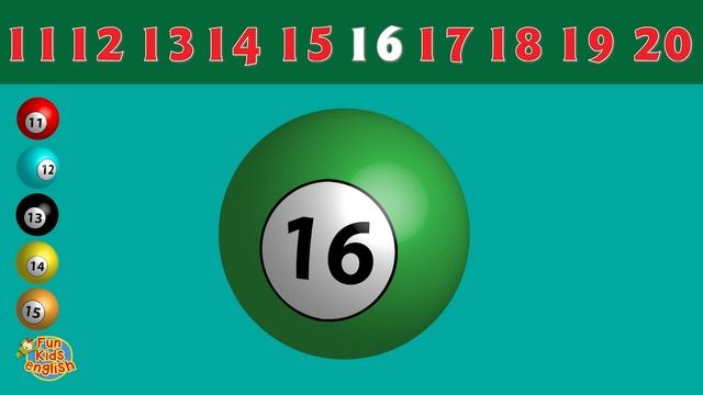 Counting 11 to 20 | Numbers | Counting Song for Kids | ESL for Kids | Fun Kids English смотреть онлайн