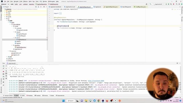 REST API With Micronaut, Kotlin, and MongoDB #11 - @MongoFindQuery смотреть онлайн