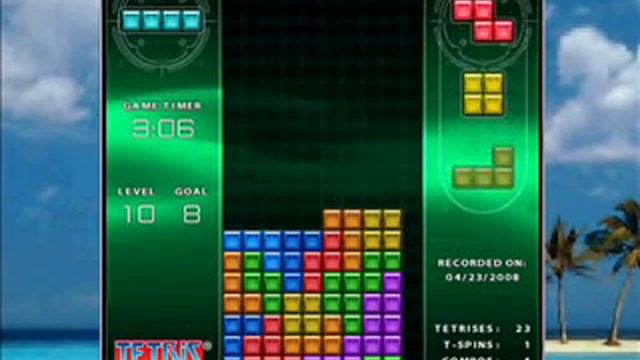 Tetris Zone Master Mode 50 Tetrises смотреть онлайн