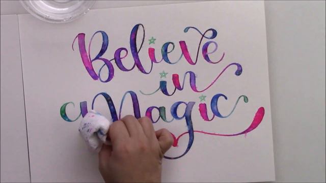 Believe in Magic: Galaxy Lettering смотреть онлайн