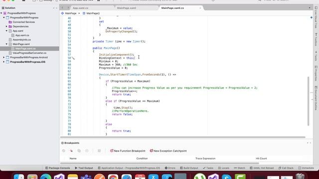 Xamarin Forms Progress Bar from 0 Sec смотреть онлайн