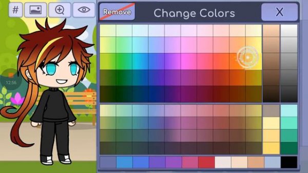 Gacha Life делаем персонажа понивиль.