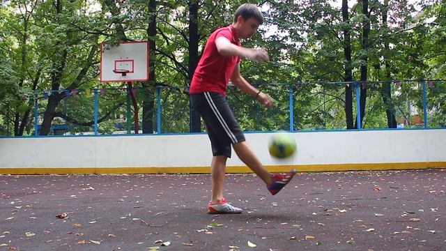 Обучение базовому футбольному трюку Вокруг света (ATW)