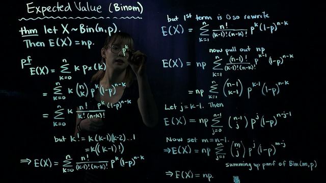 Expected Value for a Binomial Random Variable смотреть онлайн