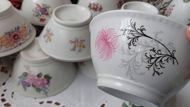 Фарфор.Песочное.Чехословакия.Большие пиалы.??? смотреть онлайн