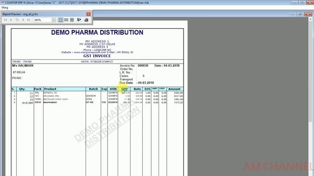 How to export invoice in EXCEL/PDF format (HINDI) | MARG ACCOUNTING BASICS FOR BEGINNERS | смотреть онлайн