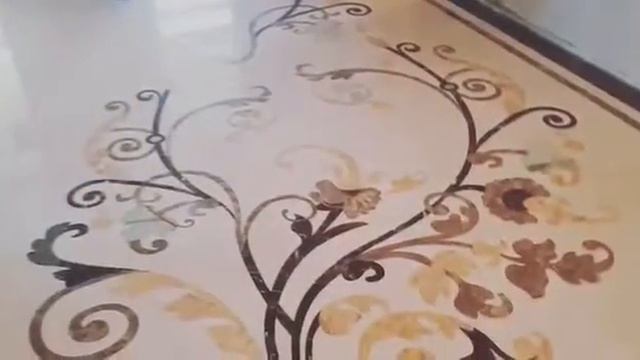 Пол из натурального камня! Наши мастера создают шедевры!