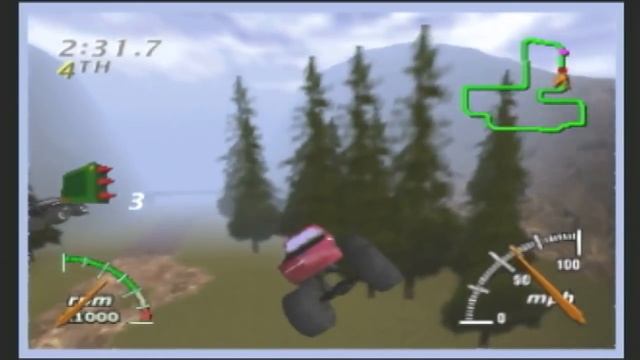 Monster Truck Madness 64 - Nintendo 64 Review - HD смотреть онлайн