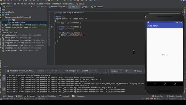 4. Log for debug - Live Coding an Android App【Kotlin】 смотреть онлайн