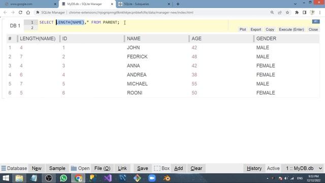 SQLite Tutorial Part 29 - LENGTH() FUNCTION IN SQLITE смотреть онлайн