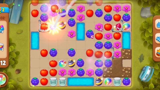 Уровень 3031,3032,3033, игра Gardenscapes