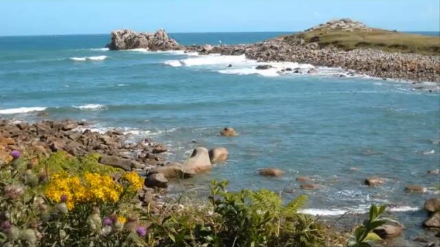 Bretagne, cleder plouescat : location maison vue mer 180° смотреть онлайн