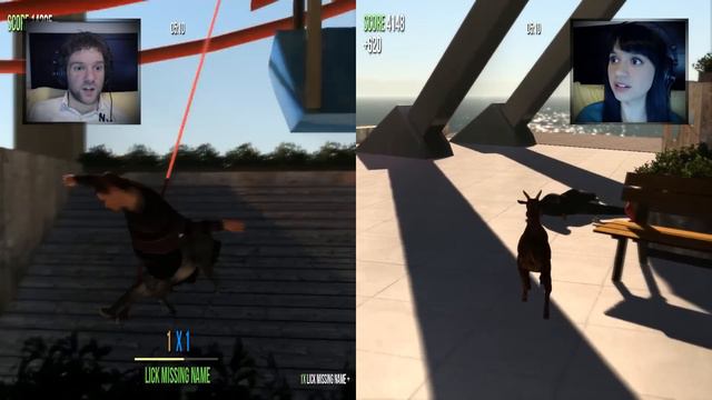 Goat Simulator MULTIPLAYER -- TWO GOATS!! смотреть онлайн