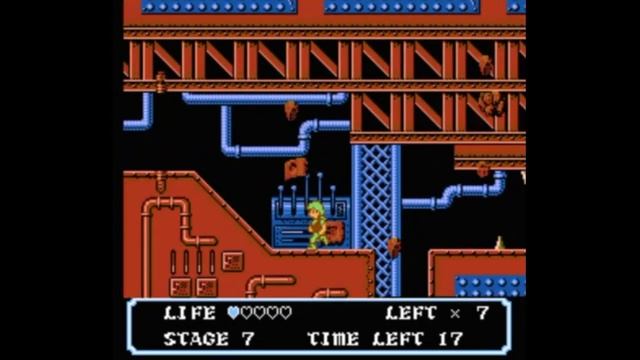 Dendy (Famicom,Nintendo,Nes) 8-bit Moon Crystal Stage 7 Final