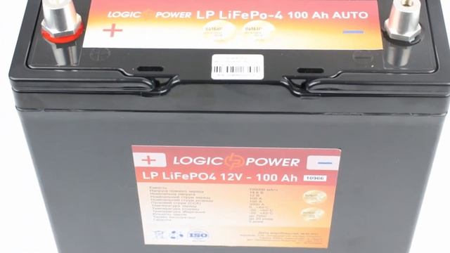 Обзор на Аккумулятор для автомобиля литиевый LP LiFePO4 12V - 100 Ah (10966) смотреть онлайн