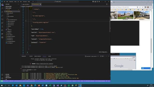 Debug NestJs Node.js Backend Service смотреть онлайн