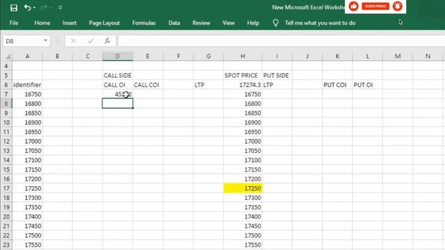 How to Import Live Option Chain Data in Excel Without Using NSE website? смотреть онлайн