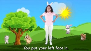 The Hokey Pokey (step by step tutorial for kids)