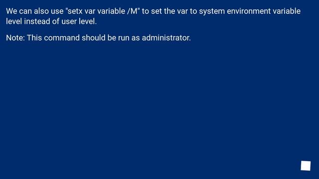 Setting and getting Windows environment variables from the command prompt? смотреть онлайн