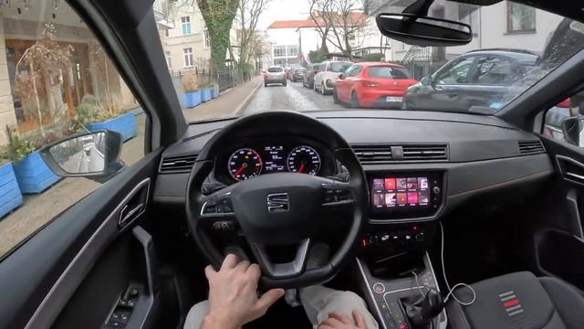 ТЕСТ ДРАЙВ СЕАТ АРОНА ФР(1.0 115 Л.С.)ОБЗОР/ДИЗАЙН/ВОЖДЕНИЕ ОТ ПЕРВОГО ЛИЦА смотреть онлайн