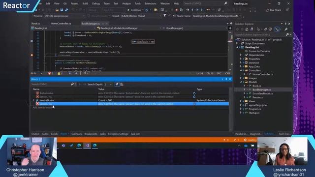 Debugging in Visual Studio with Leslie Richardson | Web Wednesday смотреть онлайн