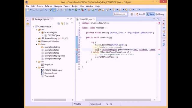 Vídeo 2 de 3: Conectando Base de Dados HSQLDB com Eclipse смотреть онлайн