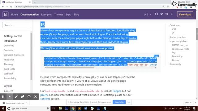 start building bootstrap site without downloading bootstrap set up. смотреть онлайн