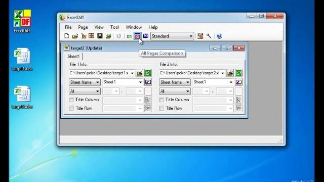 ExcelDiff - compare data in excel - смотреть онлайн