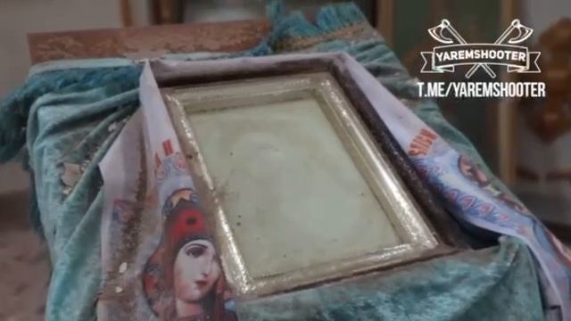 Кадры из Покровского храма в освобожденной бойцами ЧВК «Вагнер» Клещеевке. смотреть онлайн