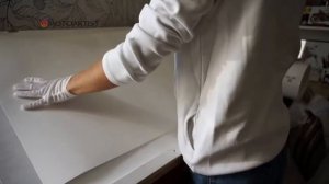 Как натянуть акварельную бумагу на планшет | Художественная мастерская Drawmoto