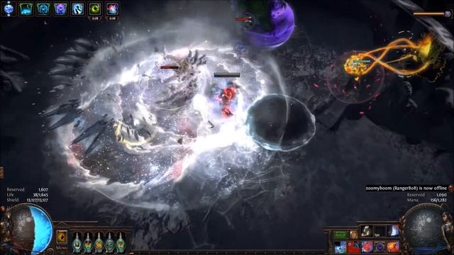 Path of Exile [3.5 BSC] Low Life Vortex/Cold Snap DoT Occultist | Sub 2 Min Uber Elder смотреть онлайн