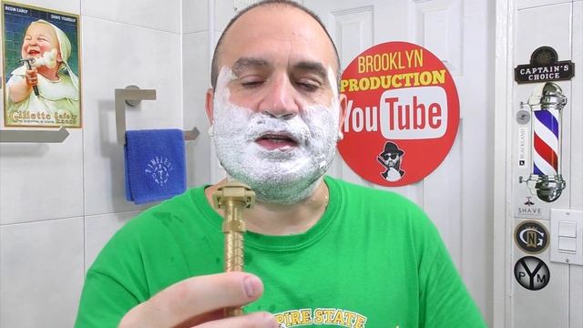 ? Как побрить... с Yaqi Adjustable Razor "The Final Cut" V2, Yaqi Brush, THE GREEN SOAP, Barbus ??? смотреть онлайн