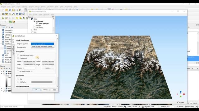 Create 3d realistics map using DEM and create simple animation using qgis |Export map As HTML file смотреть онлайн