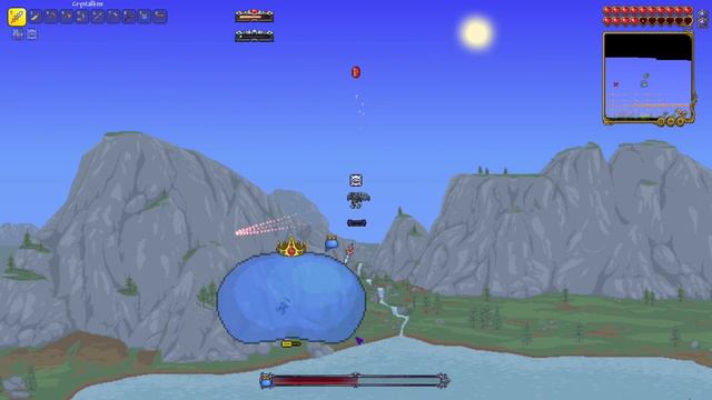 How to beat king slime, calamity Infernum mode as a rogue смотреть онлайн