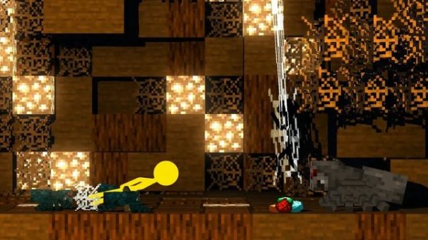 Stickman vs Minecraft All Episodes ~ SURVIVAL RACE Animation VS Minecraft Stick Figure