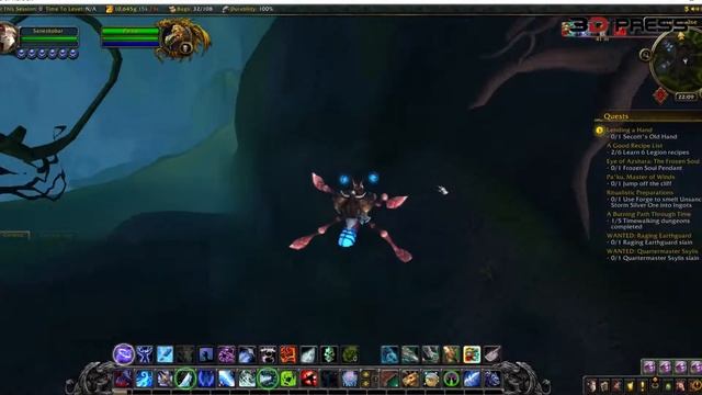 3D-Games: World of Warcraft: BFA Pa'ku, Master of Winds (Jump off the Cliff) смотреть онлайн