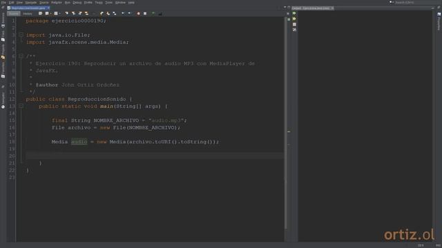 Java - Ejercicio 190: Reproductir un Archivo de Audio MP3 con MediaPlayer de JavaFX смотреть онлайн